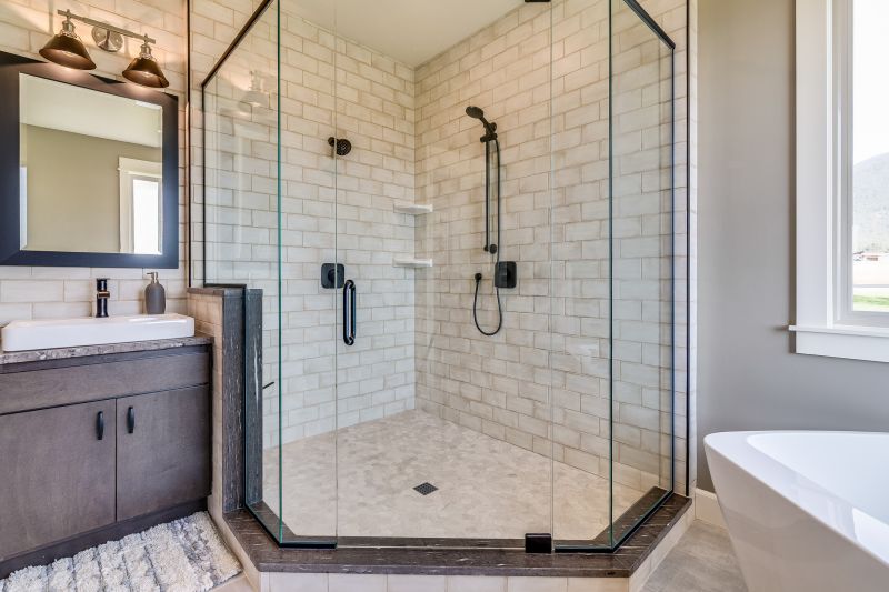 Walk-In Shower with Frameless Glass